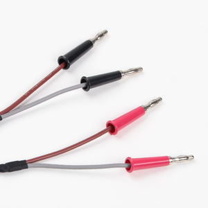 ETA4551 4 teller Banana Plug timsah klipler direnç testi kurşun tel kablolar Kelvin klip testi - Product Image 5