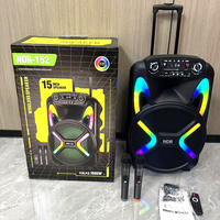 Enceinte Karaoké Portable Bluetooth avec Lumières RGB, Super Bass Puissant, Idéale pour Fêtes et DJ en Extérieur – Nouveauté Tendance