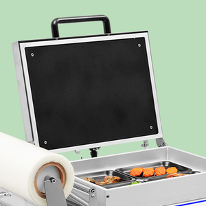 Máquina Semiautomática de Envasado al Vacío con Película para Bandejas, Cajas y Tazones de Comida Rápida, Carne, Frutas y Mariscos - Product Image 2