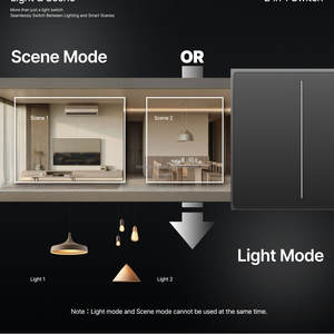 MOES Star Feather Series <span class=keywords><strong>Wifi</strong></span> Zigbee Smart Switch Interruptor Escena Control remoto UE EE. UU. Interruptores de luz - Product Image 5