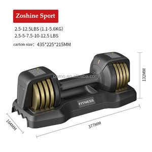 Mancuernas Ajustables Premium Zoshine, Par de 5-50 Libras - Placas Intercambiables con Soporte de Almacenamiento para Entrenamiento con Pesas - Product Image 5