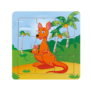 Jouet <span class=keywords><strong>de</strong></span> puzzle en bois à faire soi-même, 9 pièces, animaux, <span class=keywords><strong>mouton</strong></span>, vache, chien, cheval, puzzle pour enfants, tout-petits, bébé - Product Image 4