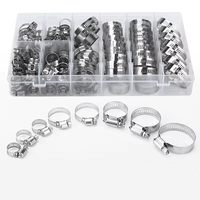 Vente chaude tout acier 304 en acier inoxydable collier de serrage 120PCS Set