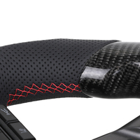 Volant en cuir et fibre de carbone personnalisé GR Sport pour Toyota Hilux Revo N70 N80 Tacoma Tundra Fortuner 2015-2022