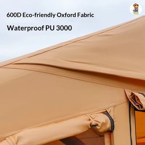 Groene Oor Aap Grote Luxe 5 6 <span class=keywords><strong>7</strong></span> Persoons Waterdichte Duurzame Opblaasbare Luchtdichte Kampeertent voor Buiten Kamperen - Product Image 5