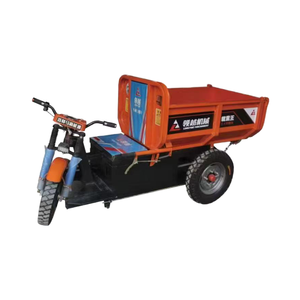 Chất lượng tốt đa năng giỏ hàng xe đẩy tay xây dựng trang web điện ba bánh hàng hóa giao thông vận tải Xe đẩy trang trại sử dụng tro Phễu giỏ hàng - Product Image 3