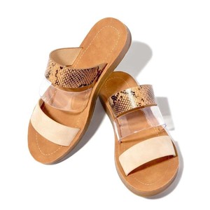 Nouvelles sandales d'été pour adultes, grandes tailles, style mode décontracté, motif serpent, sandales décontractées, pantoufles tendance pour femmes, sandales d'extérieur antidérapantes - Product Image 2