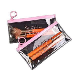 <b>Clear</b> /Matte Custom logo Small <b>Plastic</b> <b>clear</b> Pvc Pouch <b>Bag</b> for Jewelry Packaging Zipper <b>Bag</b> - Product Image 1