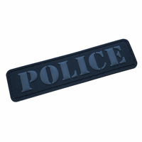 Patch 3D PVC personnalisé, badge tactique, patchs en caoutchouc souple à crochets et boucles pour uniforme de sécurité, gilet, sac à dos