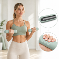 Barre d'haltères en silicone, équipement d'entraînement de force, poids pour Pilates, pour studio de Pilates