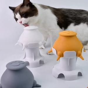 Gamelle anti-étouffement pliable en silicone pour chiots et chats, distributeur de nourriture pour animaux de compagnie, vente en gros - Product Image 1