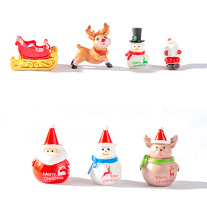 ดีพี ไมเนียเจอร์ คริสต์มาส ฟิกเกอร์ ซานต้า สโนว์แมน เครื่องประดับตกแต่งภายในบ้าน ของขวัญ - Product Image 4