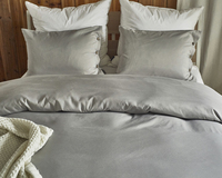 Ensemble de literie minimaliste à boutons solides en trois pièces, personnalisable avec plusieurs options de couleurs, ensemble de literie durable pour chambre à coucher, hôtel, hôpital