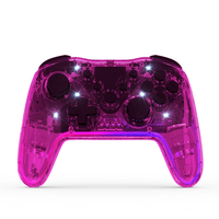 Manette de jeu sans fil en plastique Ns015 avec lumière RGB et batterie 600 mAh pour //
