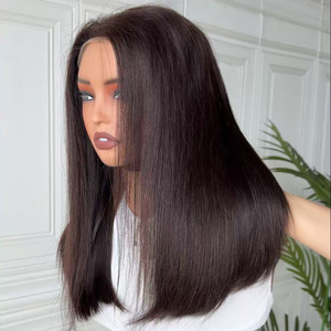 Raw Virgin Straight Bob Wig Human Hair Bone Straight HD Lace Front Pre Plucked Wholesale Hair Vendor - Product Image 2