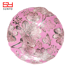 Plato de Cristal Personalizado con Diseño de Copo de Nieve, Logotipo Personalizado, Promoción Especial, Suministro Inmediato, <span class=keywords><strong>Platos</strong></span> de Cristal Económicos - Product Image 5