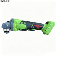 BOLNA OEM/ODM Meuleuse d'angle industrielle portable sans fil 21V sans balais avec interrupteur à gâchette, disque de meulage, 1500mAh, 20000 tr/min