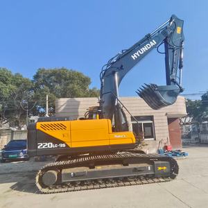 Prix Machine Hyundai 220lc-9s Excavatrice d'occasion 22 tonnes Moteur Capacité de la benne 1m Puissance 125kw Boîte de vitesses PLC Roulement - Product Image 2