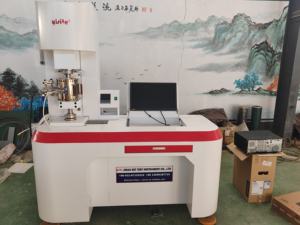 Mikro computer gesteuerte Ringblock-Stifts cheibe Vier Kugeln Hochtemperatur-End fläche Universal-Reibungs-und Verschleiß prüfmaschine - Product Image 2