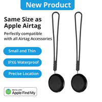 Traceur GPS intelligent en plastique durable et localisateur sans fil Air Tag avec lecture des trajets, compatible avec les appareils iOS et Android, Google Find My