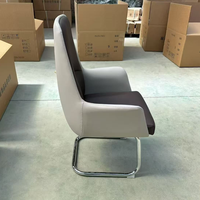 Chaise de bureau ergonomique en cuir PU de haute qualité, dossier haut, confortable, chaises de bureau écologiques pour visiteurs
