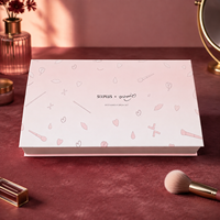 Boîte cadeau en papier rigide personnalisée de qualité supérieure avec fermeture magnétique pour pinceaux de maquillage, cosmétiques, ensembles de beauté, fournisseur en gros