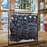 Mèches de cheveux indiens Remy de luxe, vierges non traitées, cuticules alignées, résistantes à la permanente, toutes couleurs, trame simple, 100g, pour tissage