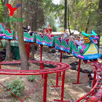 Kirghizistan Commentaires Dragon Train Thème Mini Roller Coaster Manege Amusement Park Rides Funfair Attraction à vendre