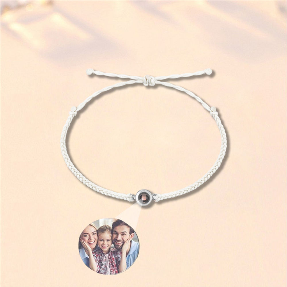 De plata + Pulsera Blanca