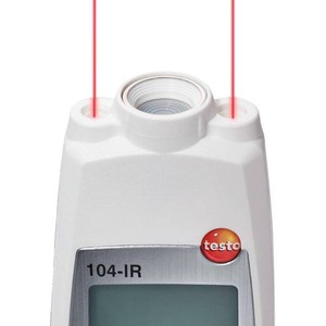 มีสินค้าในสต็อก Testo 104-IR - เครื่องวัดอุณหภูมิอินฟราเรดแบบสองระบบ (อินฟราเรดและแบบเจาะวัด) (0560 1040 01) - Product Image 5