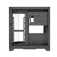 Boîtier d'ordinateur de jeu panoramique à trois côtés en verre 270° le plus populaire en 2024, boîtier de PC de jeu Micro ATX, cabinet d'ordinateur de jeu