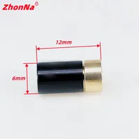 Nouveau boîtier de diode laser ZhonNa 5,6 mm, coque métallique à ressort 6x12 mm, lentille collimateur 200nm-1100nm, module LD DIY, boîtier en laiton