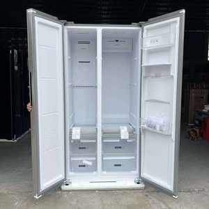 Réfrigérateur électrique à portes françaises côte à côte en acier inoxydable 691L, sans givre et écoénergétique, pour usage domestique et hôtelier - Product Image 3