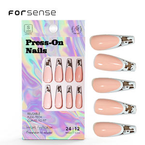 <span class=keywords><strong>Faux</strong></span> <span class=keywords><strong>Ongles</strong></span> Longs Cercueil Forsense Personnalisés <span class=keywords><strong>à</strong></span> French Manucure pour Femmes Kit d'<span class=keywords><strong>Ongles</strong></span> <span class=keywords><strong>à</strong></span> Presser Marque Privée Ensemble d'<span class=keywords><strong>Ongles</strong></span> Artificiels <span class=keywords><strong>à</strong></span> Coller - Product Image 3