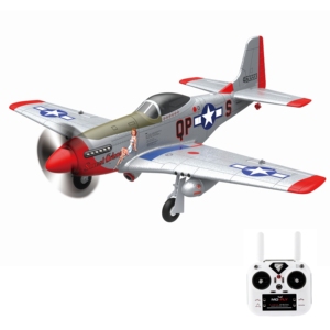 Nouveau modèle d'avion électrique à voilure fixe télécommandé Murphy <span class=keywords><strong>P51D</strong></span> avec caméra HD 1080p, portée de 50 m, cadeau pour enfant - Product Image 1