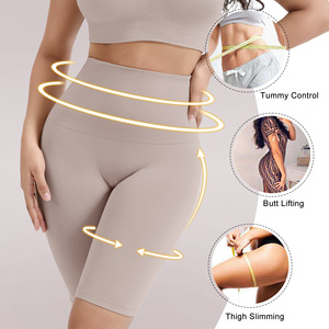 Corset gainant sans couture pour femme, <span class=keywords><strong>grande</strong></span> <span class=keywords><strong>taille</strong></span>, avec logo personnalisé, style euro-américain, pour sculpter les fesses et affiner le ventre, avec bretelles halter - Product Image 2