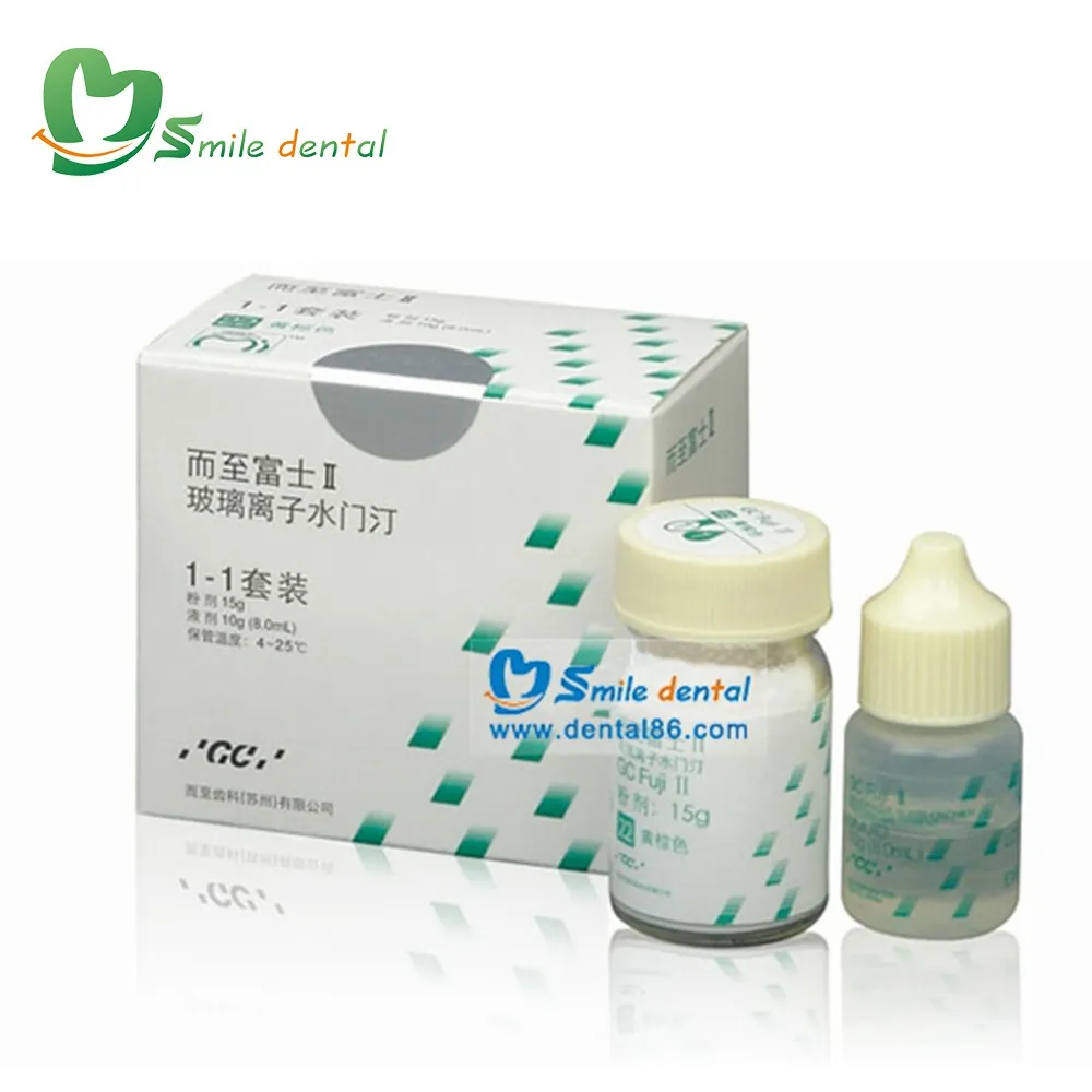 GC Fuji II Glass Ionomer Phục Hồi Xi Măng Nha Khoa Vật Liệu