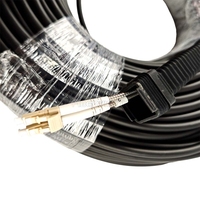 Câble FTTA personnalisé FIBERVISION 2F Duplex MM CPRI, câble blindé BBU RRU, cordon de brassage pré-terminé, câble fibre optique CPRI