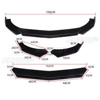 Kit de 3 pièces universel pour pare-chocs avant de voiture, lèvre de spoiler et diffuseur pour Subaru WRX STI Impreza, Infiniti Q50 Q60 Q70 G25 G37