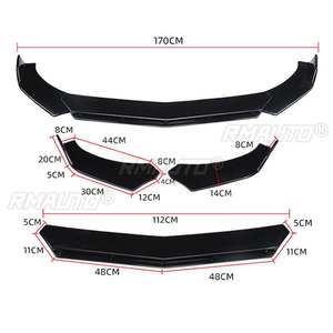 Kit de 3 Piezas para el Parachoques Delantero de Coche, Alerón Universal, Difusor para Subaru WRX STI Impreza, para Infiniti Q50 Q60 Q70 G25 G37 - Product Image 5