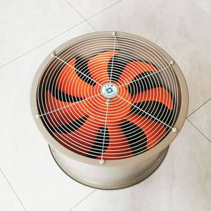 Ventilateur axial industriel à grand volume, lame en alliage d'aluminium, faible bruit, ventilateur de ventilation pour entrepôt - Product Image 1