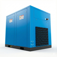 Compresseur d'air à vis sans huile 30KW 40HP 380V, lubrifié à l'eau, entraînement direct, classe ISO 0, silencieux, type industriel stationnaire