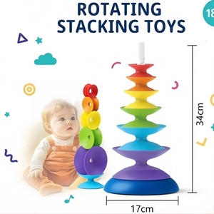 Bán Buôn Bé Trẻ Em Giáo Dục Bé Khối Xếp Chồng Cảm Giác Cân Bằng Đồ Chơi Phân Loại Tổ Xếp Chồng Tháp Đồ Chơi - Product Image 3