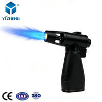 Briquet à gaz butane moderne et créatif rechargeable, coupe-vent, flamme personnalisée, pour fumer