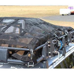 भारी शुल्क उच्च शक्ति पॉलिएस्टर पॉलीप्रोपाइलीन आउटडोर कार्गो नेट काले ट्रक बिस्तर कार्गो नेट - Product Image 4