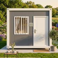 Casa Prefabricada Ecológica de 1 Dormitorio, Desmontable y Fácil de Montar, para Jardín