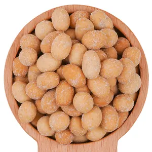 Proveedor de molinos de cacahuetes chinos veganos Sabores para asar a granel Cacahuetes de maíz recubiertos Nueces Snacks Comidas