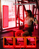 Panneau de luminothérapie rouge personnalisé en usine - Utilisation domestique/professionnelle Multi-longueurs d'onde Zéro EMF Longueurs d'onde stables Service OEM ODM