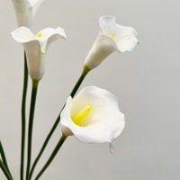 Handgemaakte Cala Lelie Kunstbloemenarrangement voor thuis, bruiloft, afstuderen, Pasen decoratie