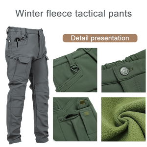 <span class=keywords><strong>Pantalon</strong></span> de <span class=keywords><strong>travail</strong></span> tactique softshell imperméable pour <span class=keywords><strong>homme</strong></span>, décontracté, hiver, cargo, randonnée, multi-poches, <span class=keywords><strong>polaire</strong></span> épaisse - Product Image 5